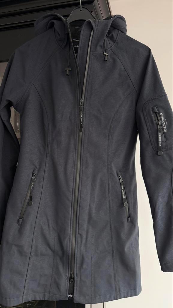 Ilse jacobsen jas, Kleding | Dames, Jassen | Zomer, Zo goed als nieuw, Maat 34 (XS) of kleiner, Blauw, Ophalen of Verzenden