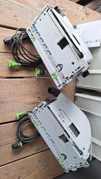 2x Festool TS 75 EBQ invalzaag cirkelzaag zaagmachine, ., Ophalen of Verzenden, Zo goed als nieuw, .