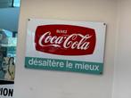 Vintage Coca-Cola Reclamebord - Buvet Coca-Cola, Verzamelen, Merken en Reclamevoorwerpen, Ophalen, Reclamebord, Gebruikt, .