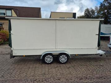 Marktwagen verkoopwagen 4.5 meter 900 kg tandemasser !! beschikbaar voor biedingen