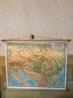 Schoolplaat landkaart de Donau, Antiek en Kunst, Ophalen, Aardrijkskunde