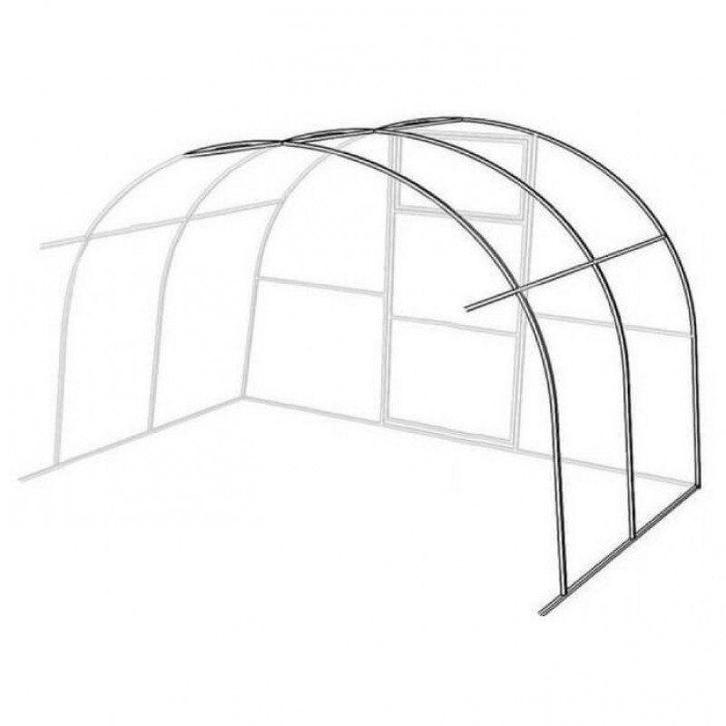 Profiel Tunnelkas 3x6m, Tuin en Terras, Kassen, Nieuw, Kweekkas, Staal, Ophalen