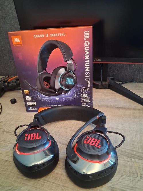 JBL quantum 810 wireless, Computers en Software, Headsets, Zo goed als nieuw, Over-ear, Ophalen of Verzenden