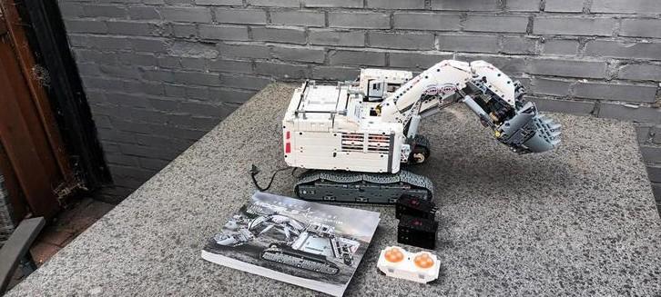 Namaak technic lego graafmachine, Kinderen en Baby's, Speelgoed | Bouwstenen, Zo goed als nieuw, Ophalen of Verzenden