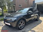 Alfa Romeo Stelvio Q4 B-Tech|Veloce|ACC|Leder dash|Elektr ac, Zwart, 4 cilinders, Zwart, Leder