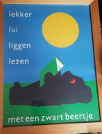 Poster dick bruna lekker lui liggen lezen, Rechthoekig Staand, Ophalen of Verzenden, Zo goed als nieuw, A1 t/m A3