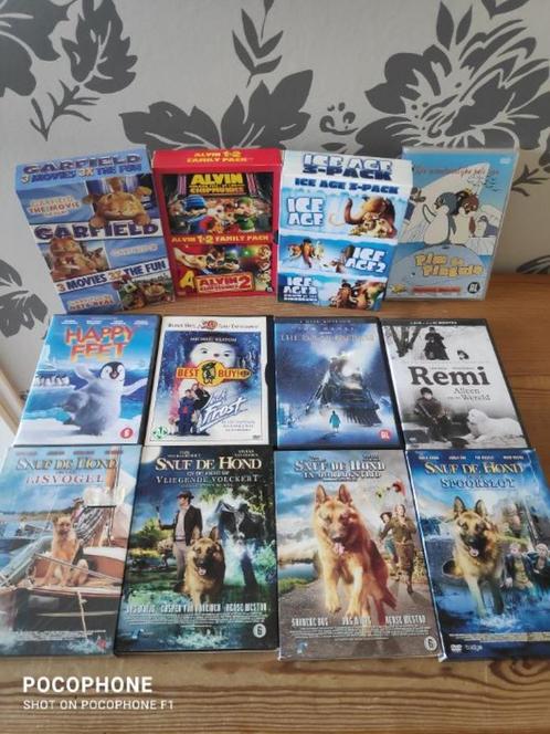 LEUK SETJE KINDERFILMS - 17 STUKS - ICE AGE, SNUF DE HOND, Cd's en Dvd's, Dvd's | Tv en Series, Zo goed als nieuw, Actie en Avontuur