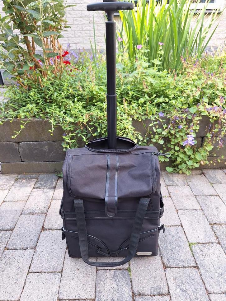 FastRider Fietskoffer met Wielen en Trekstang, Fietsen en Brommers, Fietsaccessoires | Fietstassen, Zo goed als nieuw, Ophalen