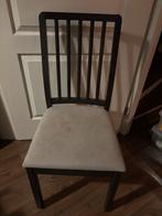 IKEA Eetkamerstoel - Zwart/Grijs, Huis en Inrichting, Stoelen, Ophalen, Gebruikt, Zwart, Vier