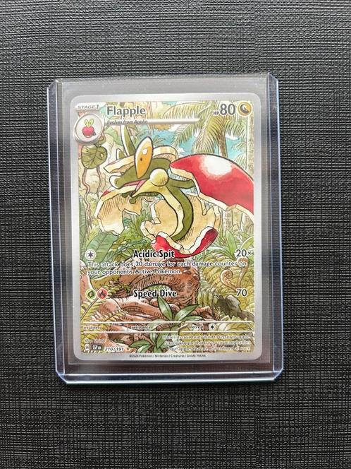 Flapple 210/191 Pokémon Kaart, Hobby en Vrije tijd, Verzamelkaartspellen | Pokémon, Zo goed als nieuw, Losse kaart, Foil, Verzenden