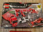 LEGO Racers Ferrari Vrachtwagen & Pitstop 8155, Ophalen of Verzenden, Zo goed als nieuw