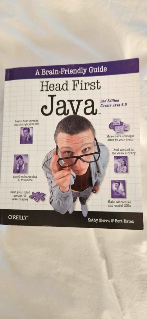 Head First Java - Programmeergids, Boeken, Informatica en Computer, Zo goed als nieuw, Programmeertaal of Theorie, Ophalen of Verzenden