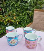 PIP STUDIO; 4 MOOIE MOKKEN ZGAN € 12,50, Huis en Inrichting, Keuken | Servies, Ophalen, Zo goed als nieuw, Overige stijlen, Kop(pen) en/of Schotel(s)
