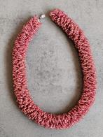 Uniek antiek collier - granaat rood/roze/paars, Overige materialen, Ketting, Verzenden