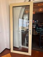 Stalen deuren met dubbelglas, Doe-het-zelf en Verbouw, Kozijnen en Schuifpuien, 75 tot 150 cm, Gebruikt, Deurkozijn, Ophalen of Verzenden
