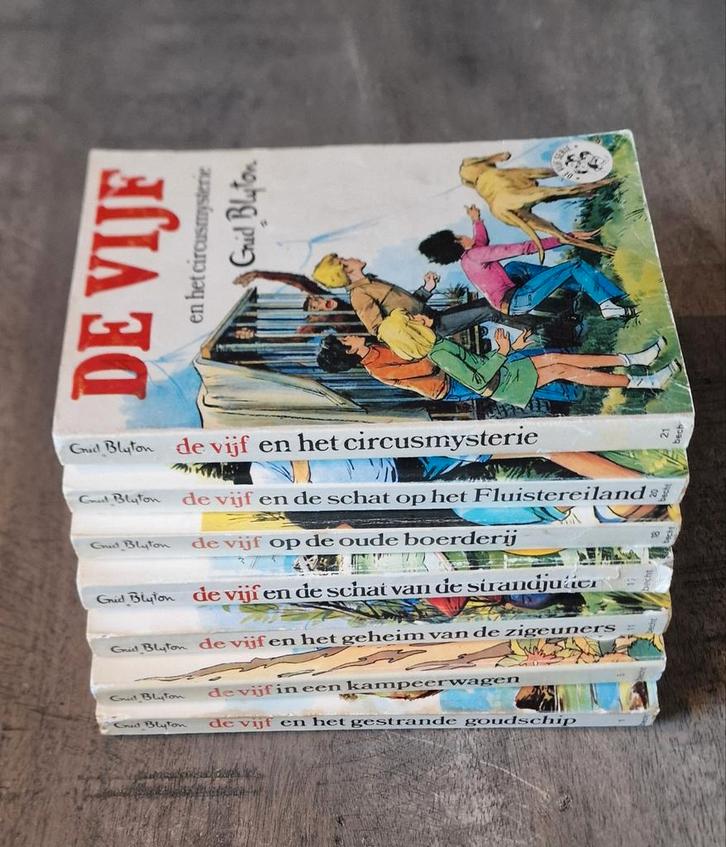De Vijf - Enid Blyton, Boeken, Kinderboeken | Jeugd | 10 tot 12 jaar, Gelezen, Ophalen of Verzenden