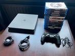 PlayStation 4 + 1 controller + 8 spellen, Met 1 controller, Ophalen of Verzenden, Zo goed als nieuw, Pro