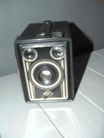 Agfa box camera met gouden bies, made in Germany, Audio, Tv en Foto, Fotocamera's Analoog, Ophalen of Verzenden, Gebruikt, Overige Merken