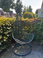 Hangstoel egg inclusief kussen, Tuin en Terras, Ophalen, Gebruikt, Metaal