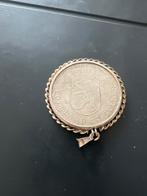 Zilveren tientje als hanger, Koningin Juliana, Zilver, Ophalen of Verzenden, Losse munt