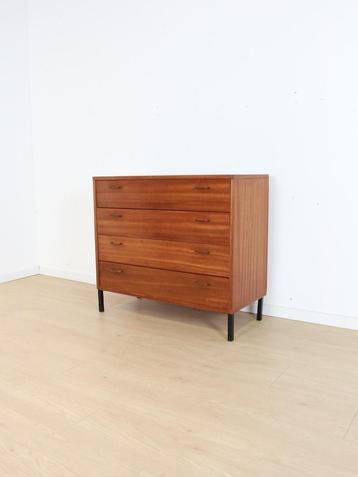 Vintage teak ladekast beschikbaar voor biedingen
