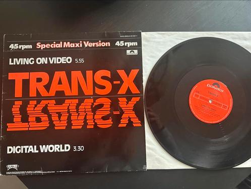 TRANS-X - Living on Video Maxisingle 12’ ( MC ), Cd's en Dvd's, Vinyl | Dance en House, Zo goed als nieuw, Disco, Ophalen of Verzenden