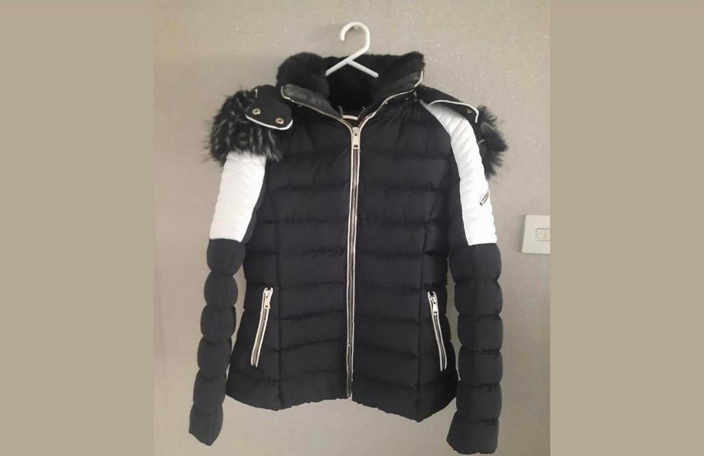 Mooie winterjas, Kleding | Dames, Jassen | Winter, Ophalen, Zo goed als nieuw, Zwart