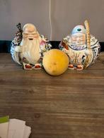 grote man en vrouw (lachende buddha s)familie verte gemerkt, Ophalen of Verzenden