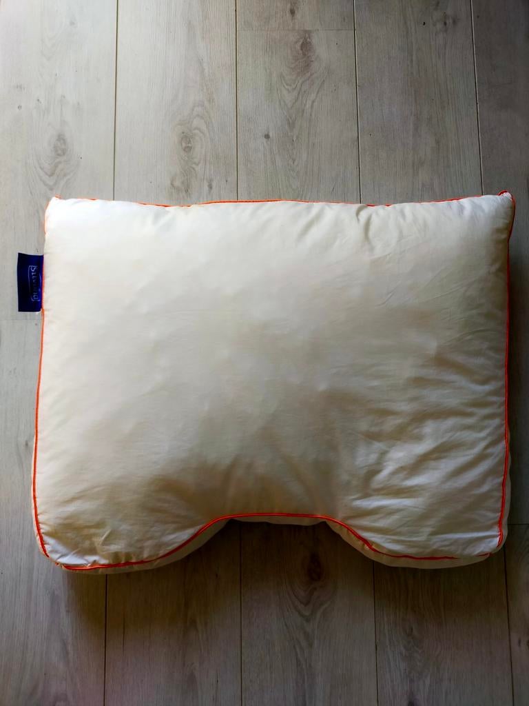 Kussen Silvana met nek uitsparing, Gebruikt, Eenpersoons, Wit, Ophalen of Verzenden