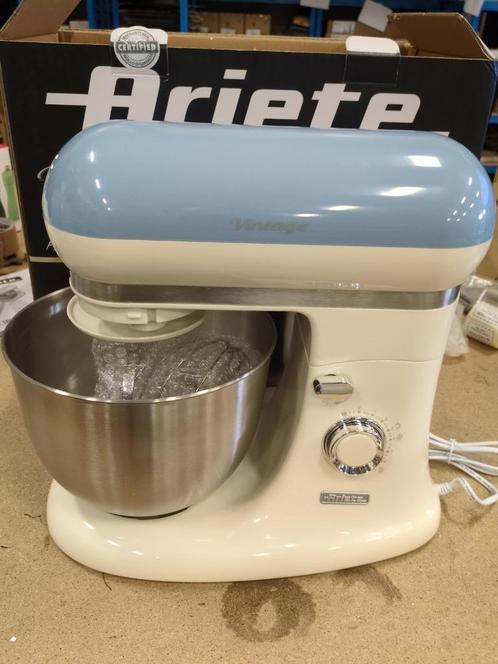 Ariete Keukenmachine Vintage – Blauw – NIEUW, Witgoed en Apparatuur, Keukenmixers, Nieuw, 4 liter of meer, 3 snelheden of meer
