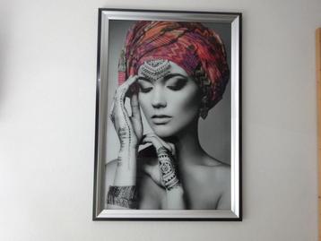 Wand decoratie foto met mooie lijst beschikbaar voor biedingen