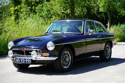 Unieke MGB GT V8 factory original!, Auto's, Oldtimers, Particulier, Mistlampen, MG, Benzine, Coupé, Handgeschakeld, Zwart, Zwart