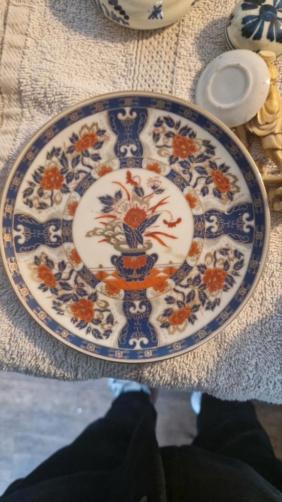 Imari Bord, Japans/Chinees, 20e Eeuw, Antiek en Kunst, Antiek | Wandborden en Tegels, Ophalen