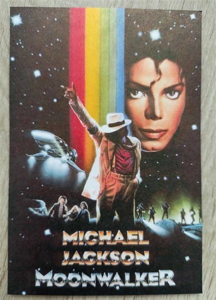 Michael Jackson Moonwalker Film Muziek Briefkaart, Verzamelen, Film en Tv, Nieuw, Poster, Verzenden