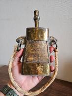 Antieke Oosterse kruithoorn kruitfles gunpowder flask, Antiek en Kunst, Ophalen of Verzenden