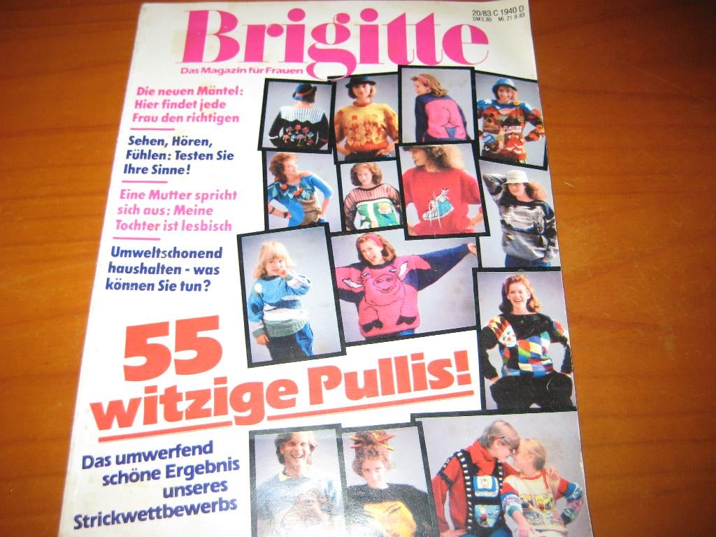 Brigitte, 20/83: 55 witzige Pullis, Ophalen of Verzenden, Zo goed als nieuw, Overige onderwerpen