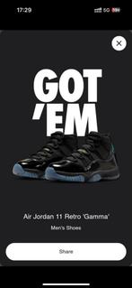 Nike Air Jordan 11 Gamma maat 44, Ophalen of Verzenden, Nieuw, Zwart, Sneakers of Gympen