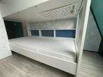 Parisot Stapelbed met Bibliotheek - Wit, Ophalen, Gebruikt, 100 cm of meer, Hoogslaper of Stapelbed