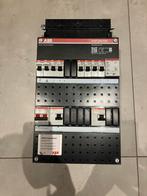 Abb 1fase meterkast met 8 groepen, kookgroep en beltravo, Doe-het-zelf en Verbouw, Elektra en Kabels, Ophalen of Verzenden, Zo goed als nieuw