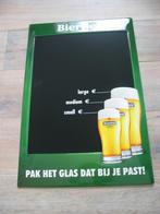 Heineken bord Biertje pak het glas dat bij je past, Verzamelen, Merken en Reclamevoorwerpen, Verzenden, Nieuw, Reclamebord