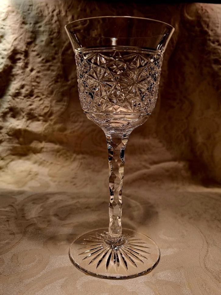 1 ROYAL LEERDAM  KRISTALLEN WIJNGLAS, Antiek en Kunst, Antiek | Glas en Kristal, Ophalen of Verzenden