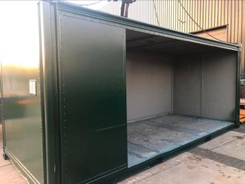 Schuilcontainer met opslagruimte  beschikbaar voor biedingen