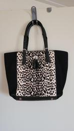 Karen Millen zwart leren tas, Ophalen of Verzenden, Zo goed als nieuw, Zwart, Handtas