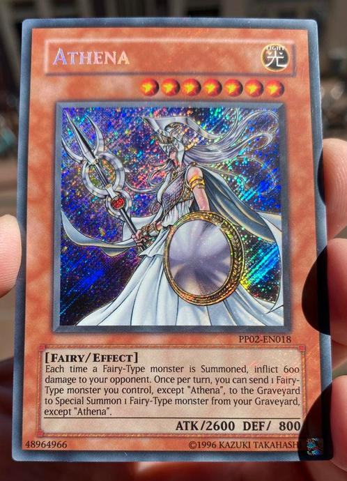Yu-Gi-Oh! Athena PP02 Premium Pack Print !, Hobby en Vrije tijd, Verzamelkaartspellen | Yu-gi-Oh!, Zo goed als nieuw, Losse kaart