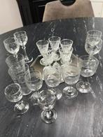 Diverse Likeur Glazen Set, Glas of Glazen, Gebruikt, Ophalen of Verzenden, Glas
