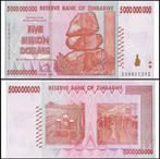 Zimbabwe 5 miljard dollars 2008 P84 UNC, Postzegels en Munten, Bankbiljetten | Afrika, Los biljet, Zimbabwe, Verzenden