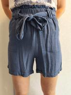 Elegante shorts paperbag linnenmix jeans blauw Only XS/34, Only, Kort, Zo goed als nieuw, Maat 34 (XS) of kleiner