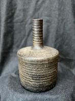 Mobach Knepper Vaas - Handgemaakt Aardewerk, Huis en Inrichting, Gebruikt, Verzenden, Zwart, Aardewerk of Porselein