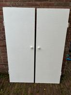 Drie houten deurtjes met magneetsluiting, Doe-het-zelf en Verbouw, Deuren en Horren, Ophalen, Minder dan 80 cm, Overige typen