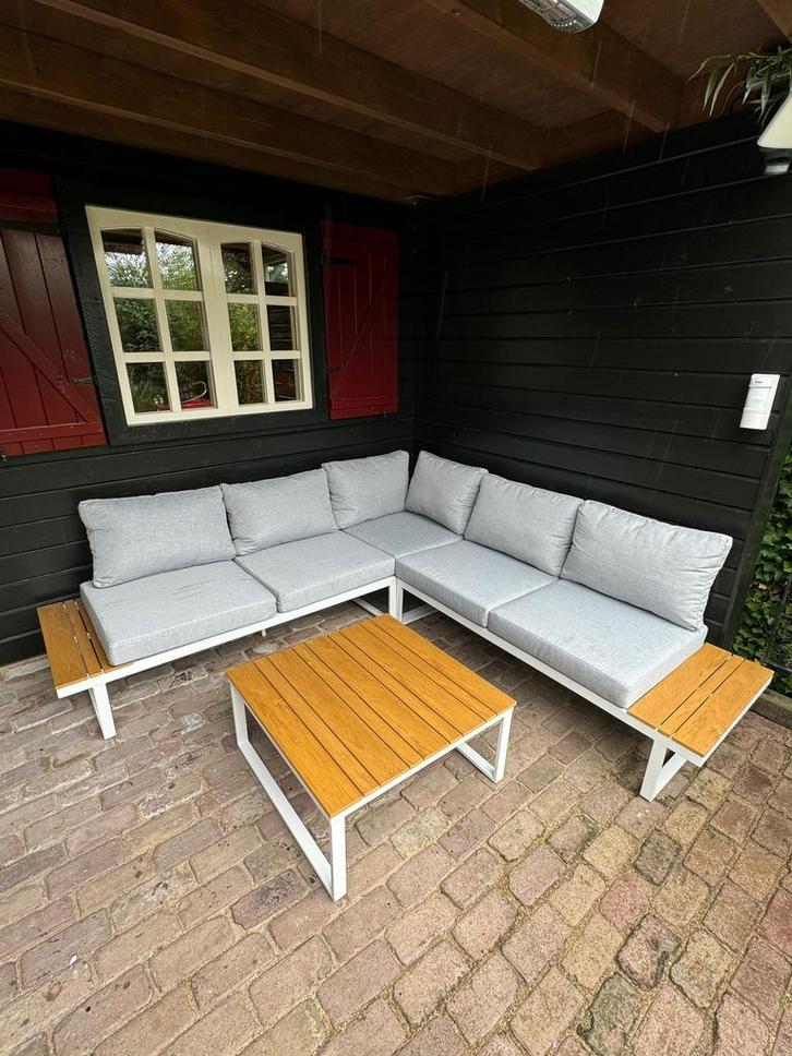Loungebank loungeset Madeira NIEUW leegverkoop van €1000,-, Tuin en Terras, Tuinsets en Loungesets, Nieuw, Loungeset, Aluminium